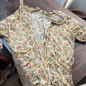 Free People Floral kimono